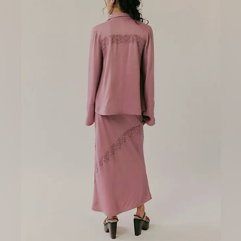 NWOT Free People Lucia Set in Nostalgia Rose size Xs, S, M - Picture 6 of 12